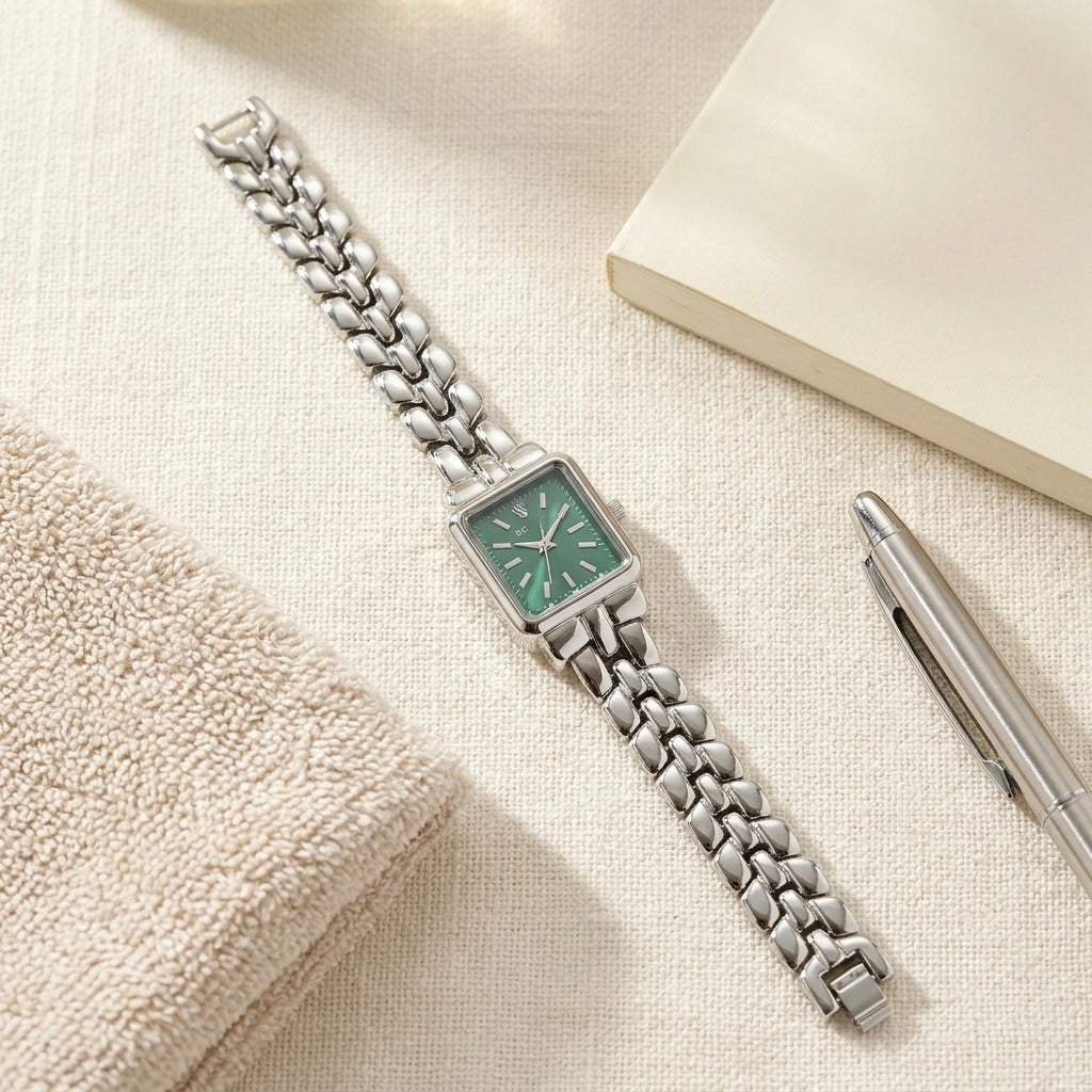 Luxury Square Dial with digits Watch for Women | MJ Store