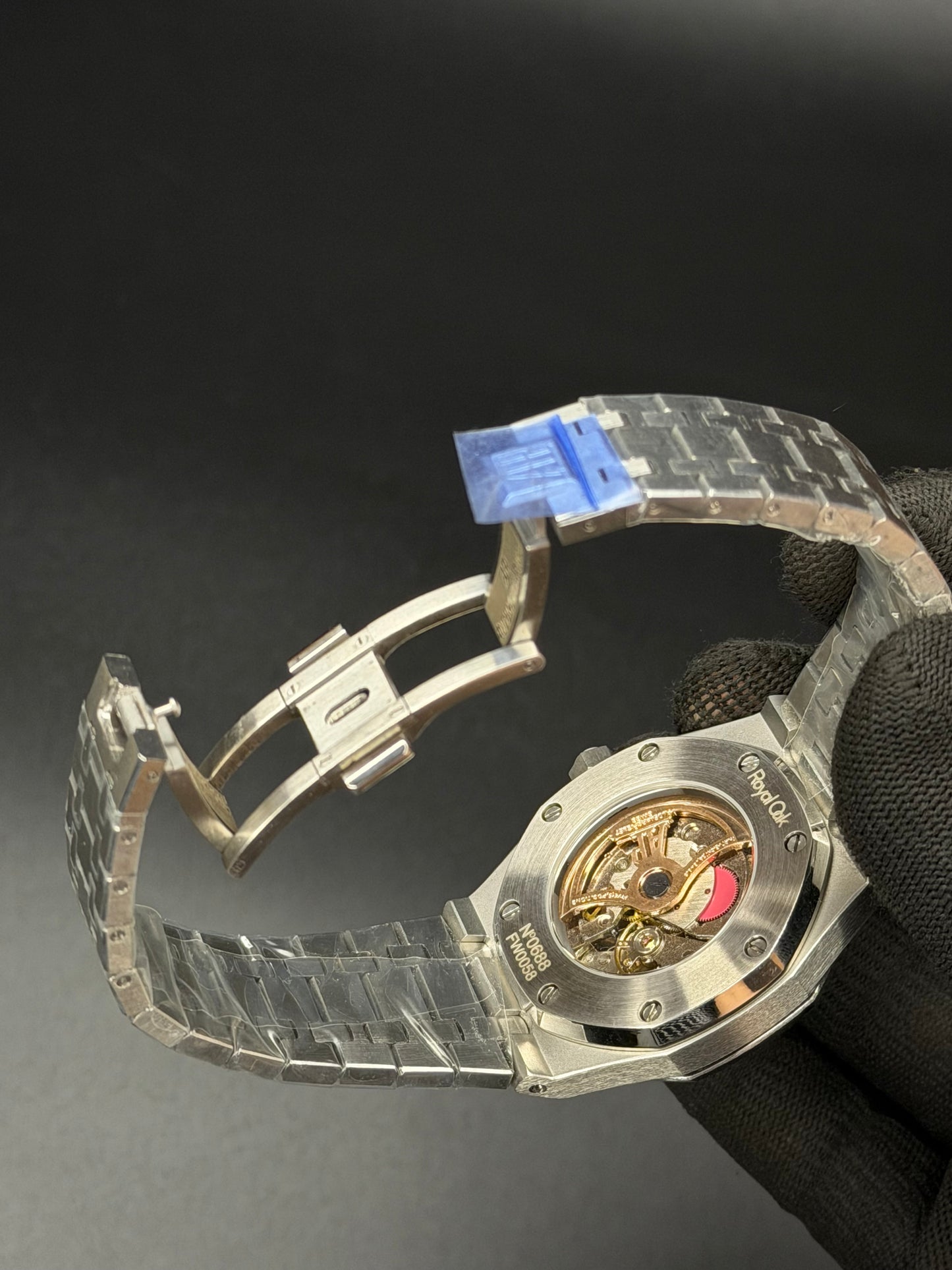 41mm Royal Oak Style Automatic Watch – Green Tapisserie Dial | Integrated Bracelet