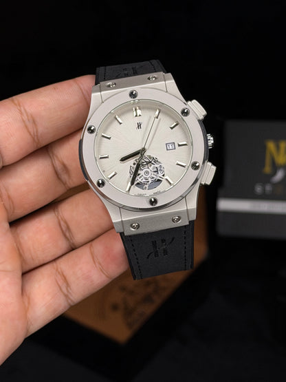 HB Quartz Open Dial With Date | MJ Store
