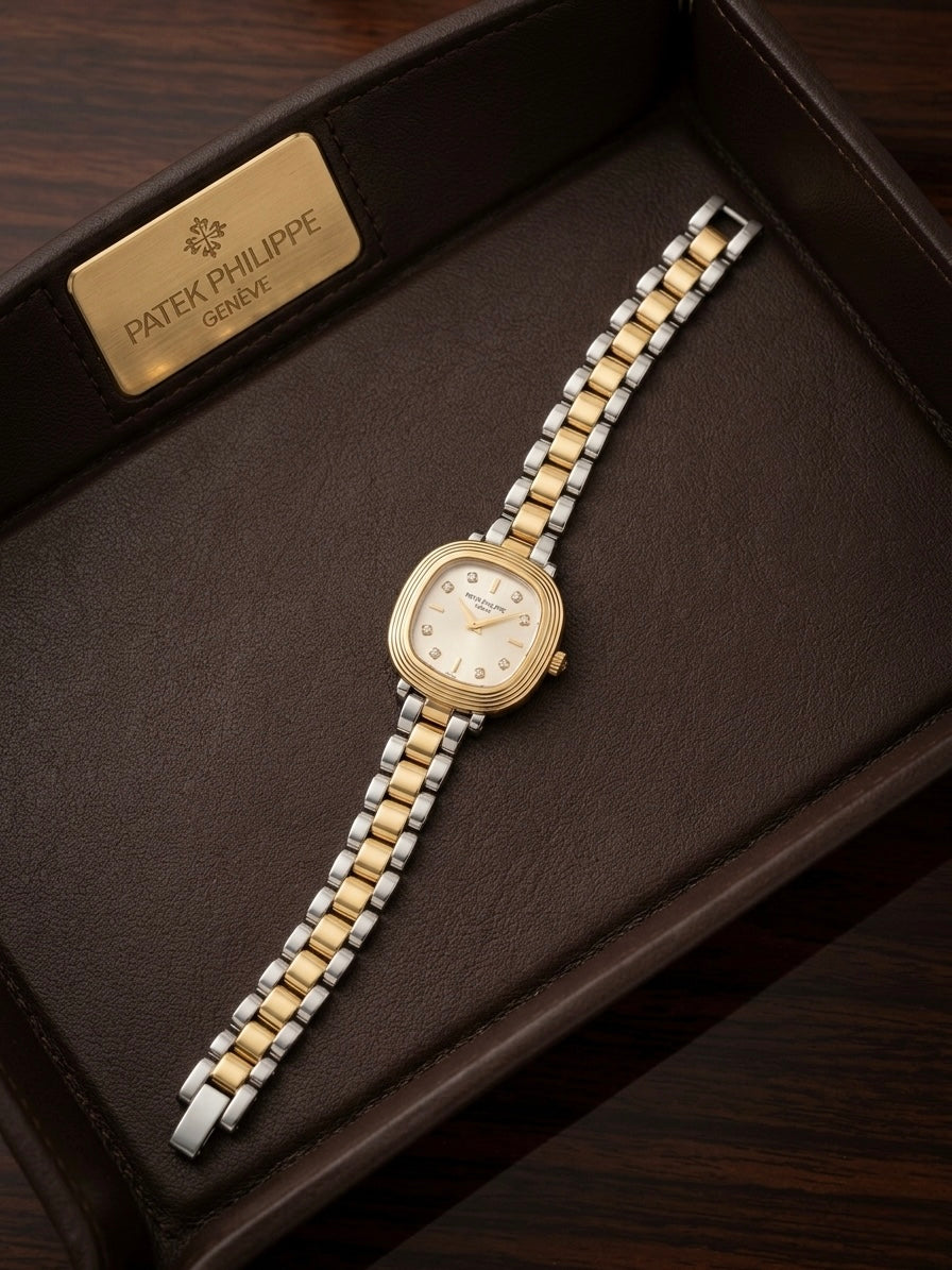 P.P Square-Round Dial Ladies Watch | MJ Store