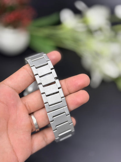 Hublt Silver Chronograph Men’s Watch – Luxury Steel Edition | MJ Store