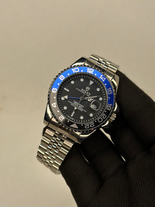 MJ Voyager Blue Batman Submariner Stainless Steel Men’s Watch