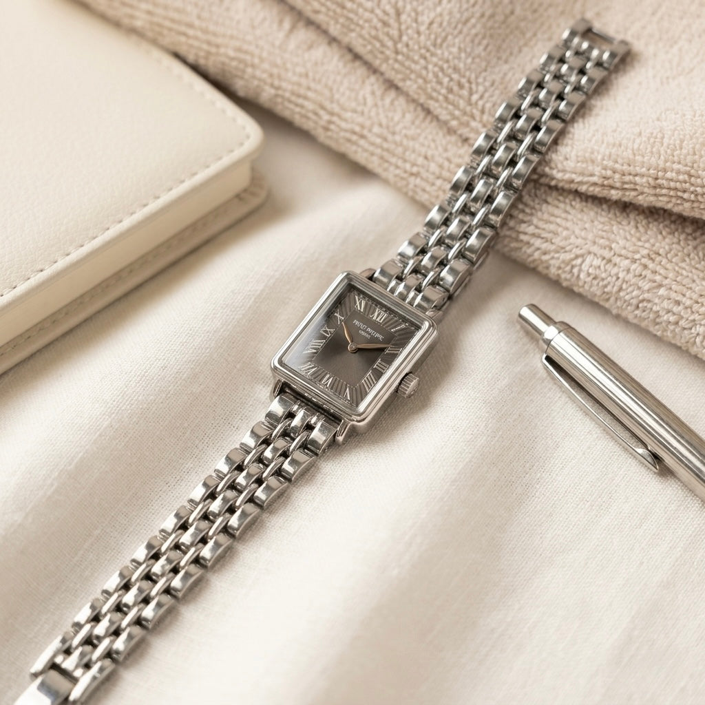 P.P Roman Square Dial Watch for Women | MJ Store