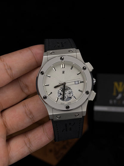 HB Quartz Open Dial With Date | MJ Store