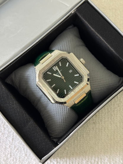 MJ.PP Square Dial Leather Special Edition | Men Watch