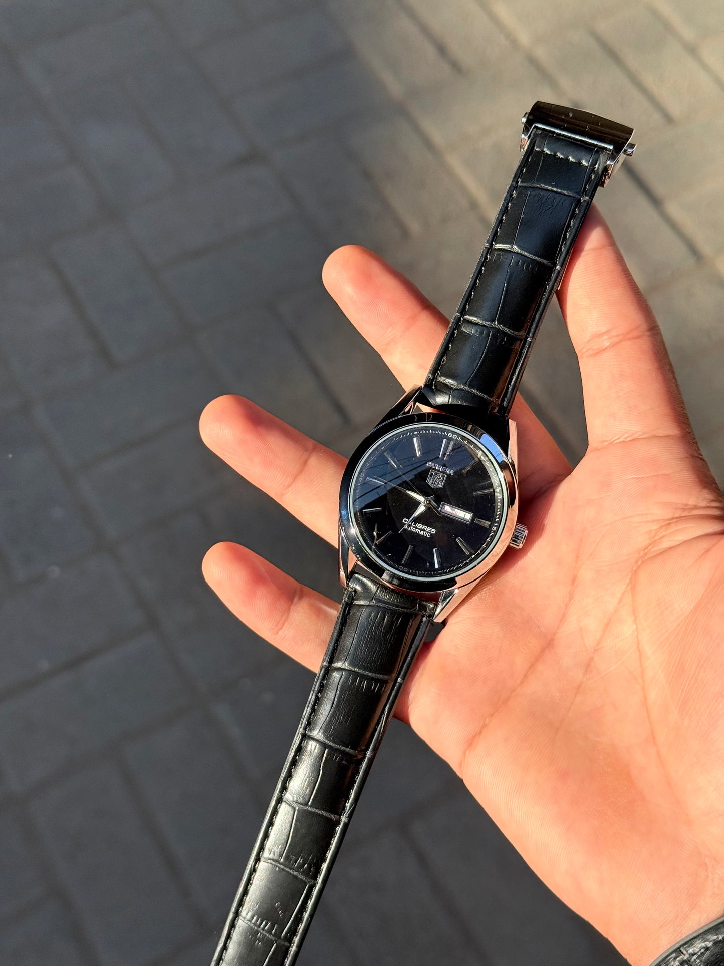 MJ Leather Carrera Watch – AAA Master Lock Quality