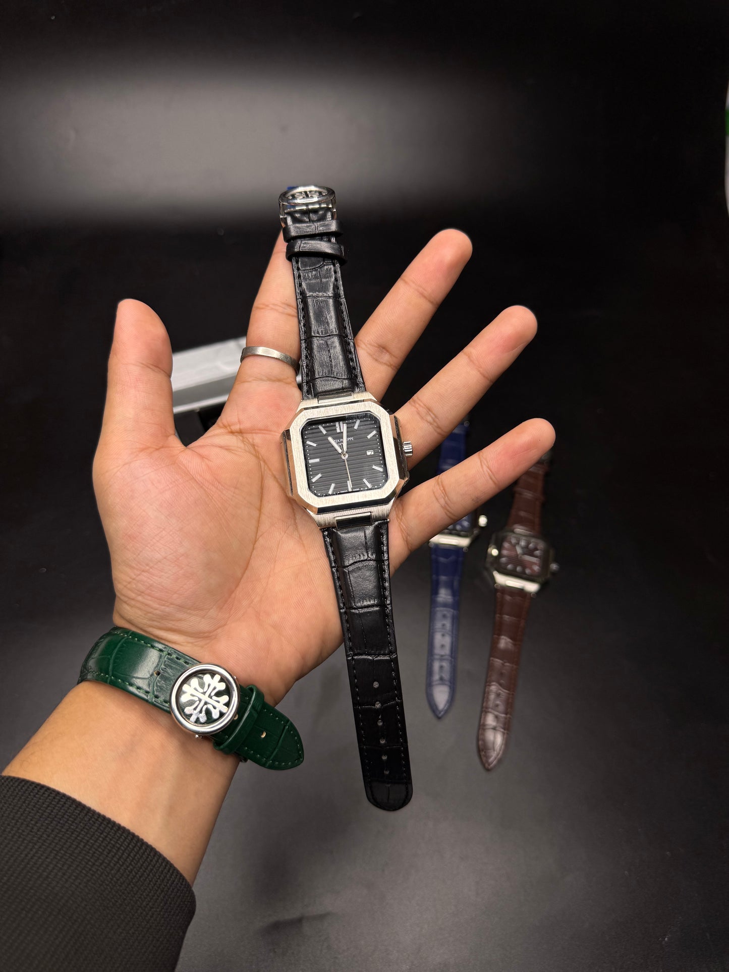 MJ.PP Square Dial Leather Special Edition | Men Watch