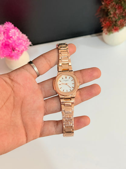 Patek Phili-ppe Rose Gold Nautilus | Women Watch