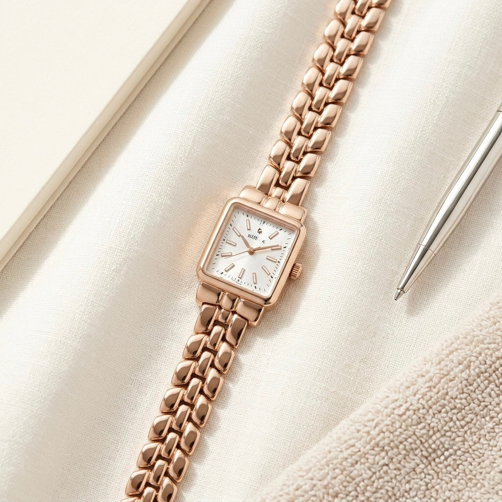 Luxury Square Dial with digits Watch for Women | MJ Store