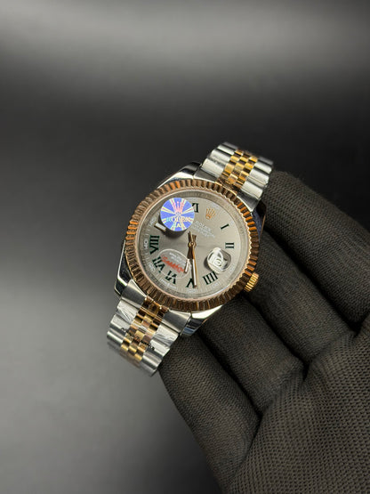 41mm Datejust Style Automatic Watch – Wimbledon Dial | Jubilee Bracelet