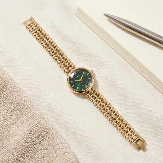 Gues Roman Round Dial Watch For Ladies | MJ Store