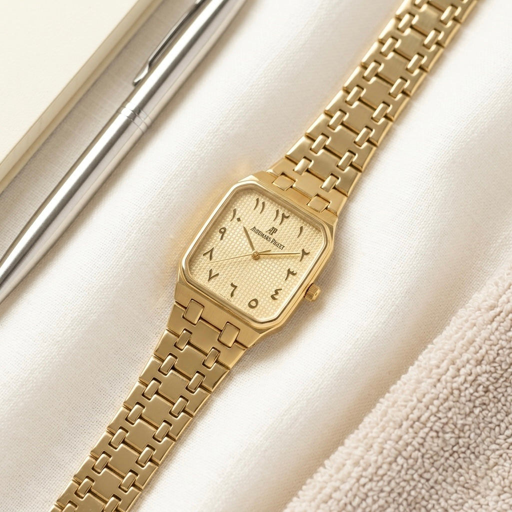 A.p. Arabic Square Dial Luxury Watch For Women | MJ Store