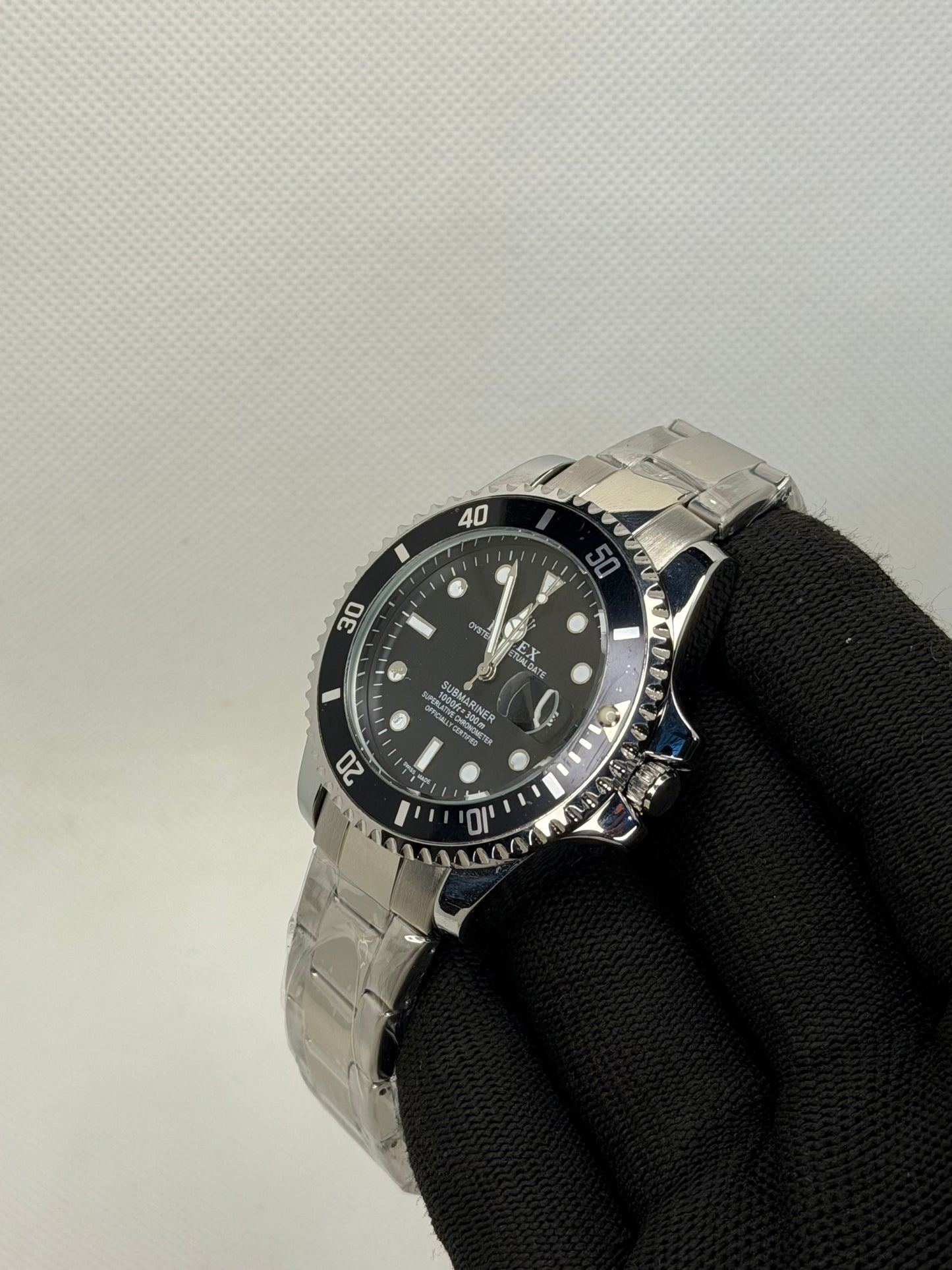 MJ Ocean Pro Black Bezel Semi Automatic Diver Watch – Stainless Steel