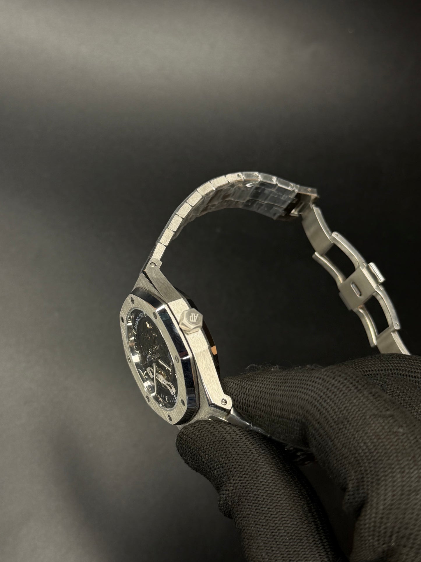 41mm Royal Oak Style Double Balance Automatic Watch – Openworked Dial | Integrated Bracelet