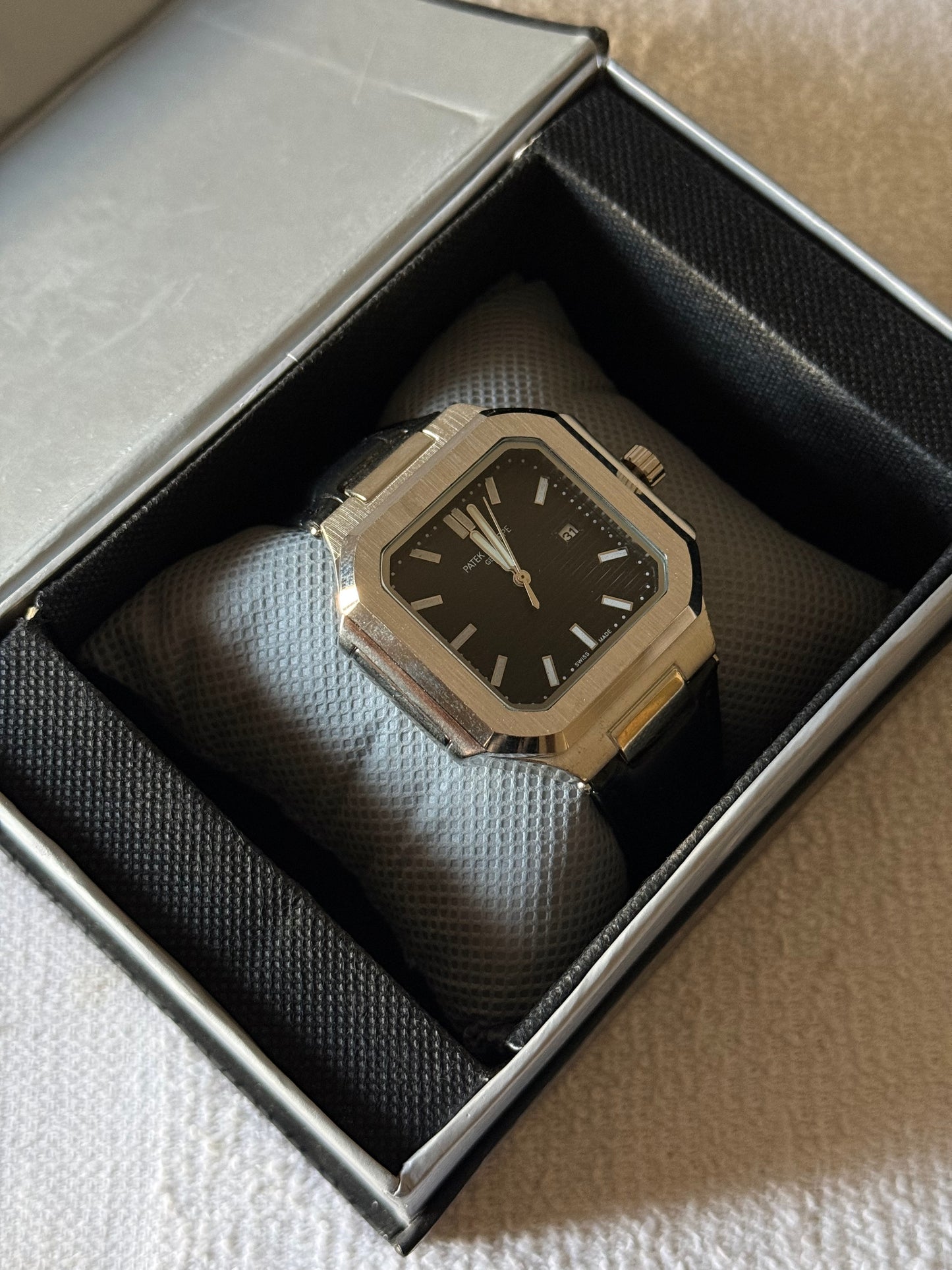 MJ.PP Square Dial Leather Special Edition | Men Watch