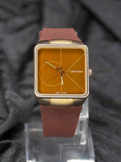 MJ C.k Square Dial Brown Edition