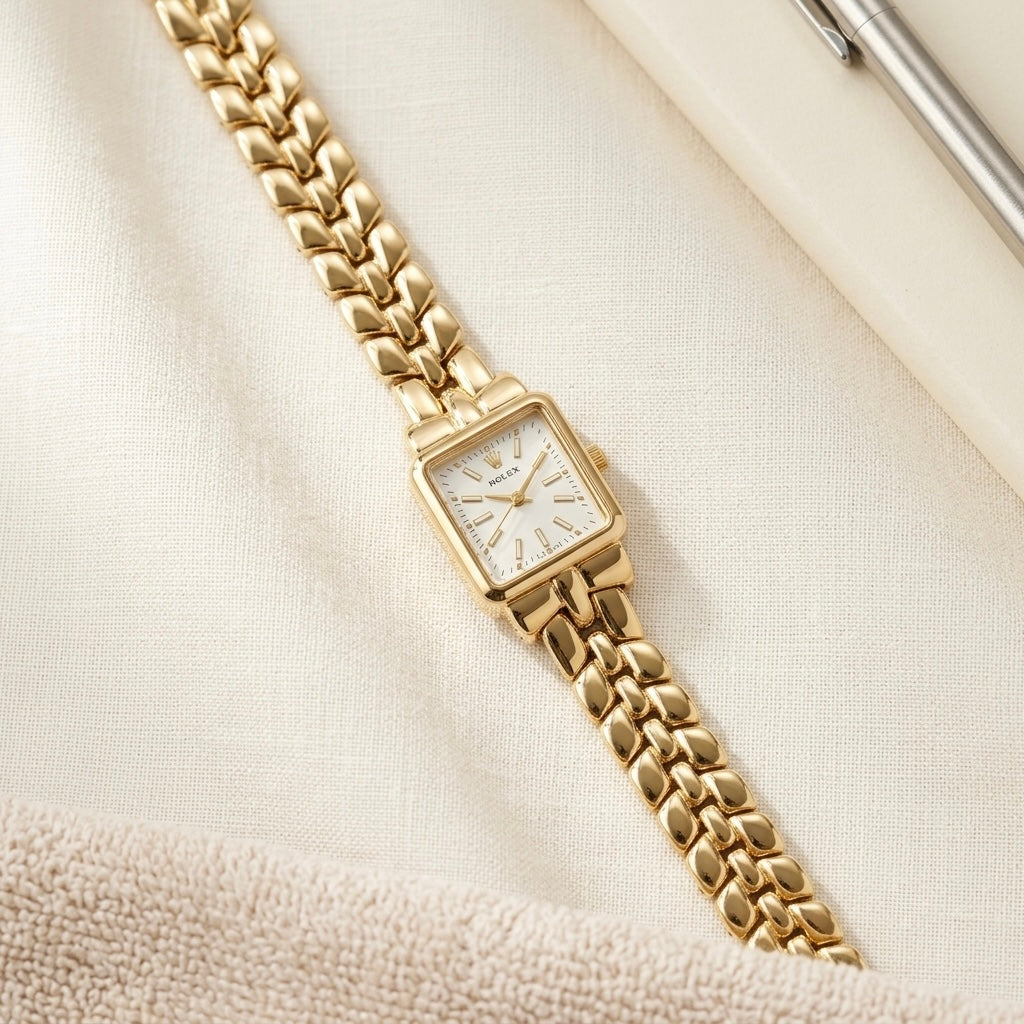 Luxury Square Dial with digits Watch for Women | MJ Store