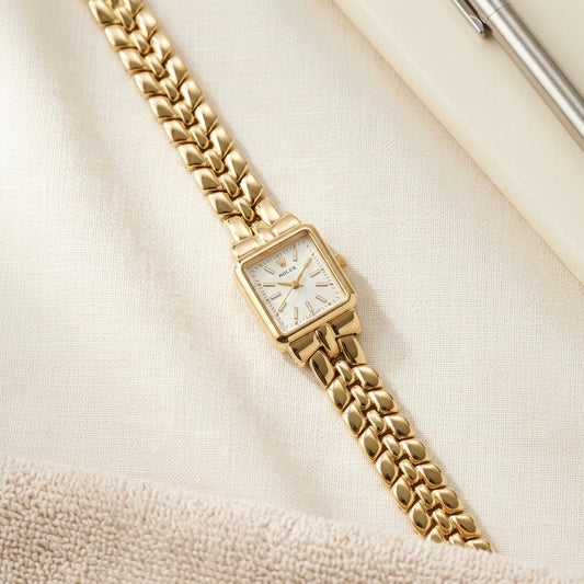 Luxury Square Dial with digits Watch for Women | MJ Store