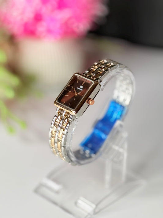 MeWear Brown Silver Two-tone | Ladies Watch