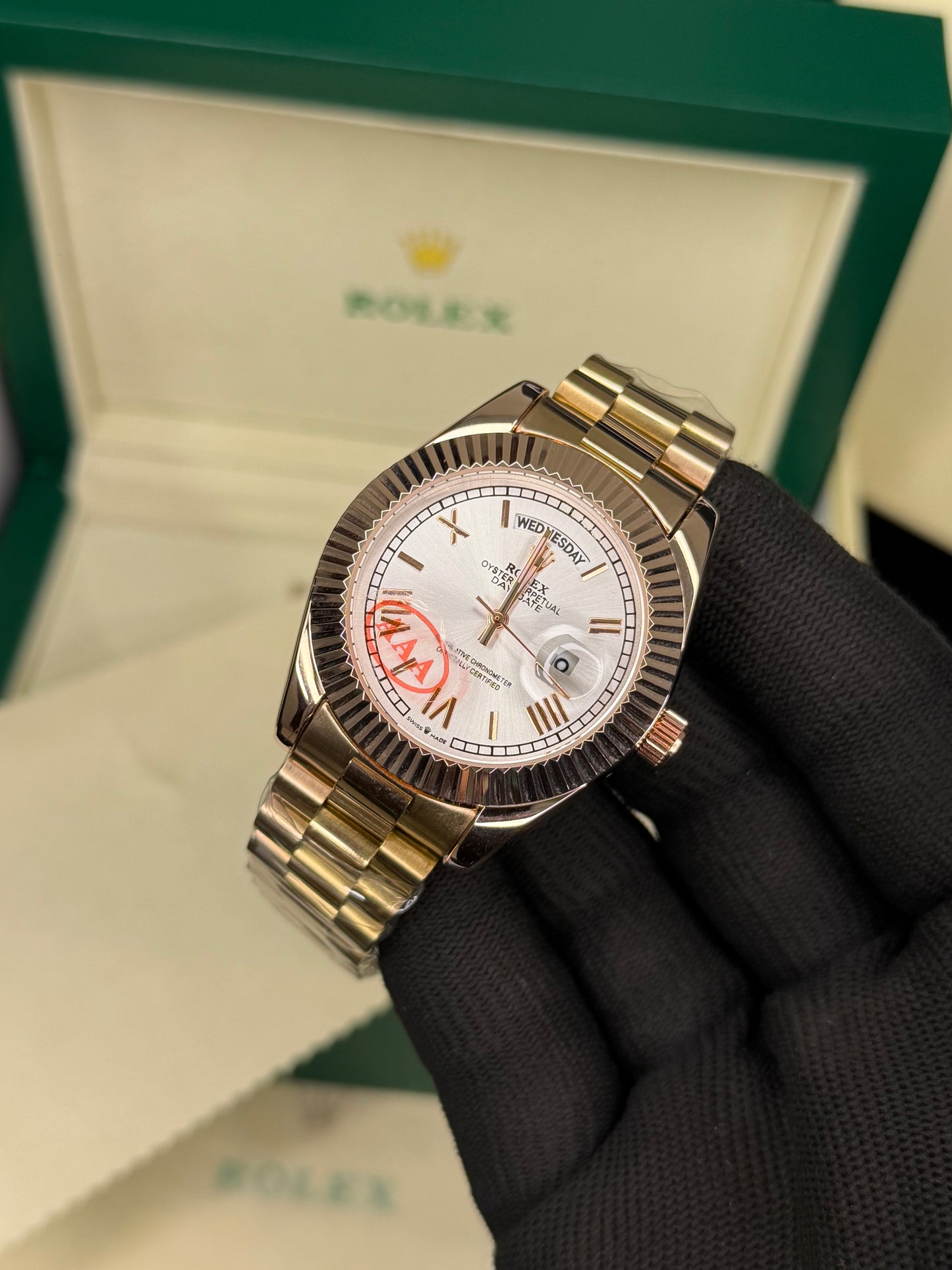 Premium Gold-Tone Rlx Day-Date Classic