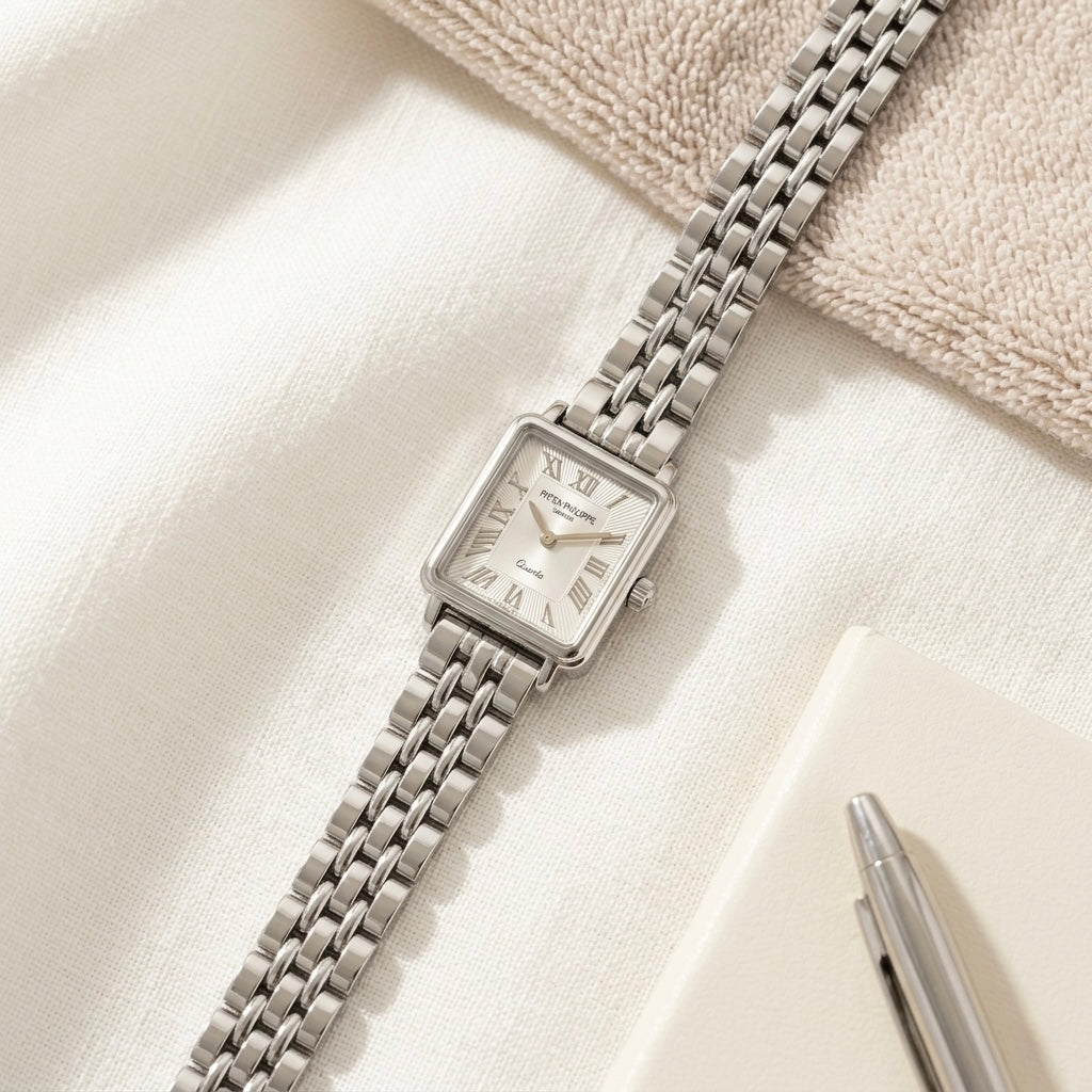 P.P Roman Square Dial Watch for Women | MJ Store