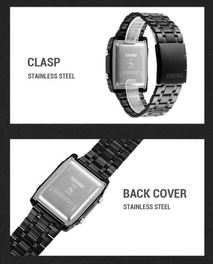SKM | Dual Time Chain Black | ZNT 028