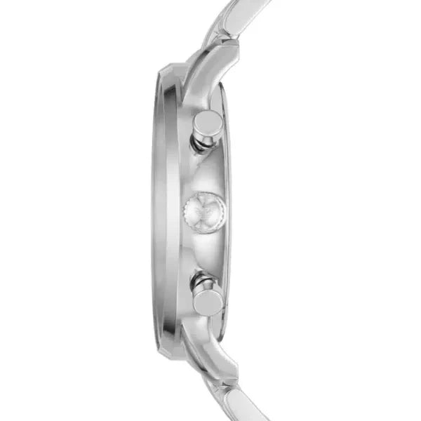 Emporio Armani Men’s Chronograph Quartz Stainless Steel Silver Dial 43mm Watch AR1933