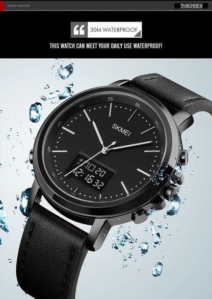 SKM | Leather Belt All Black | ZNT 027